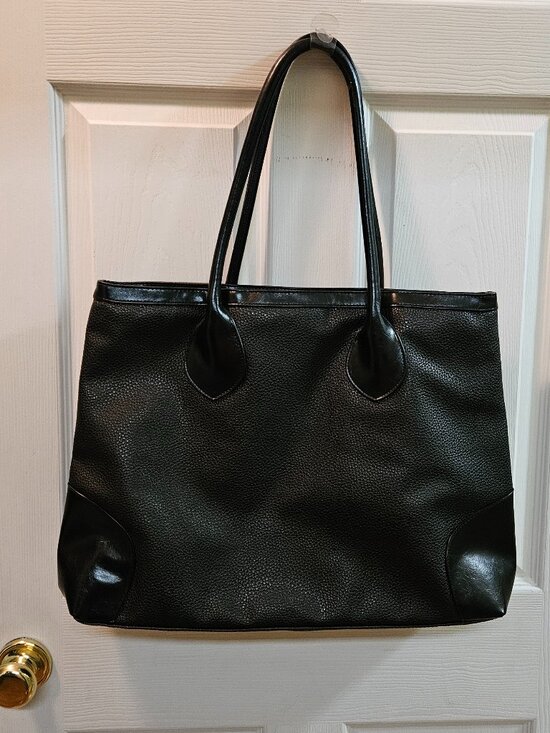 NWT:  Women's Extra Large Black Bag - Picture 3 of 8